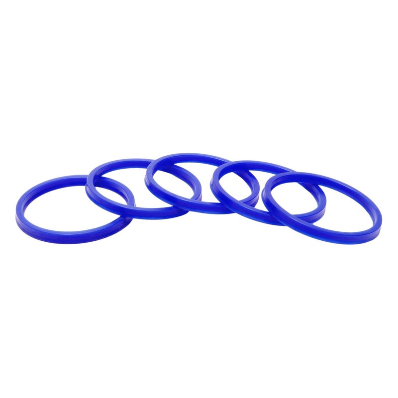 TUCKBOLD Universal Oil Seal UN Lip Seal Ring Rotary Shaft Seal 85x95x8mm High Pressure TPU Blue 5 Pcs - Image 1